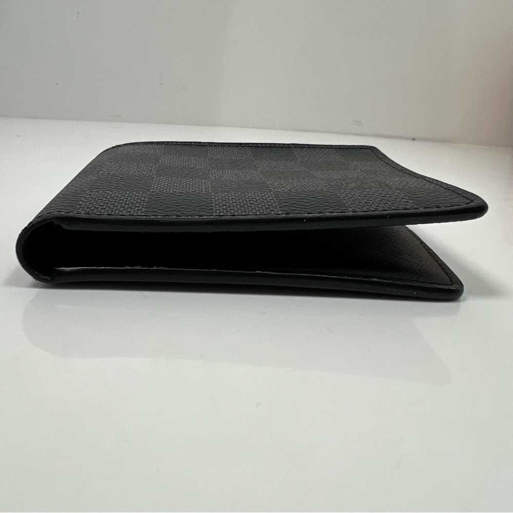 Louis Vuitton Damier Graphite Slender Wallet, Men's Bifold Card Holder - Picture 4 of 8